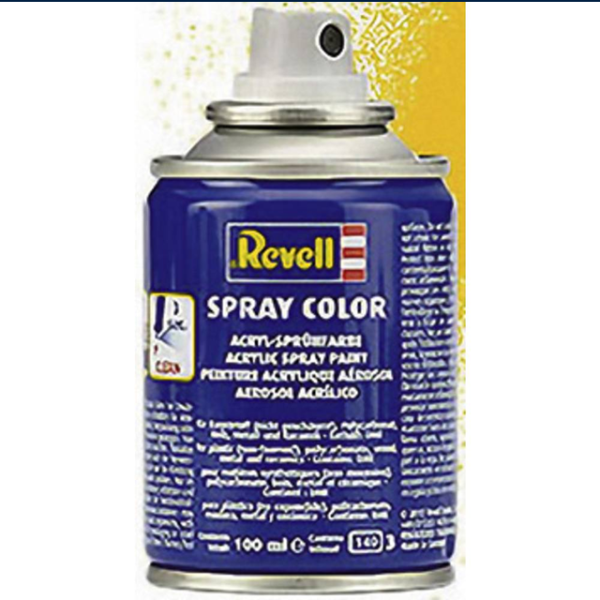 REV34115 - Peinture acrylique aérosol jaune mat 100ml - 1