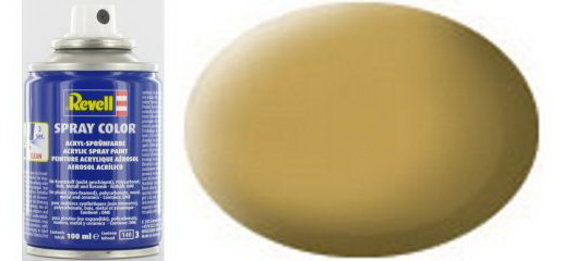 REV34116 - Peinture acrylique aérosol jaune sable mat 100ml - 1