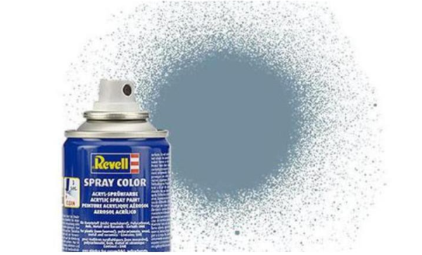 REV34157 - Peinture acrylique aérosol gris mat 100ml - 1