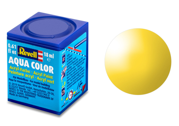 REV36112 - Peinture acrylique jaune brillant pot de 18 ml - 1