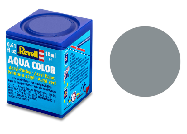 REV36143 - Peinture acrylique gris moyen pot de 18 ml - 1