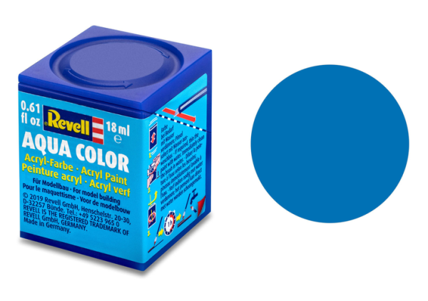 REV36156 - Peinture acrylique bleu mat pot de 18 ml - 1
