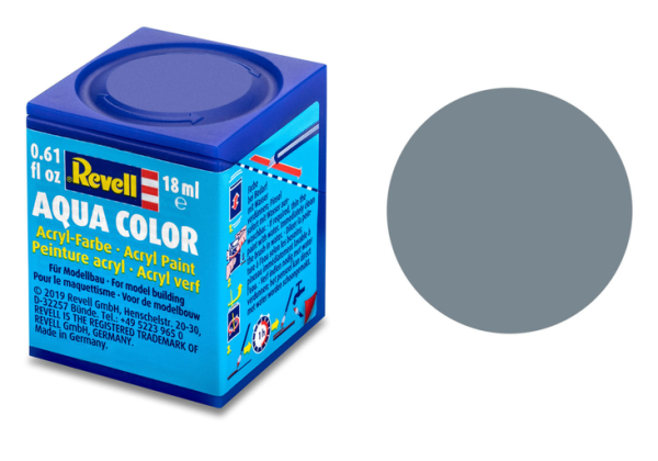REV36157 - Peinture acrylique gris mat pot de 18 ml - 1