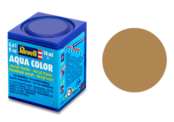 REV36188 - Peinture acrylique ocre mat pot de 18 ml - 1