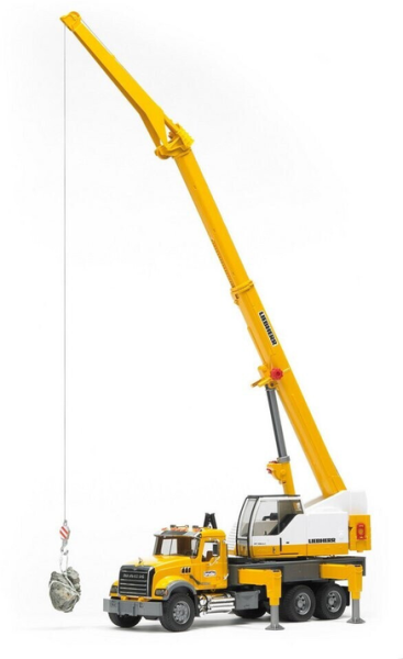 BRU2818 - Camion MACK avec grue LIEBHERR - 1