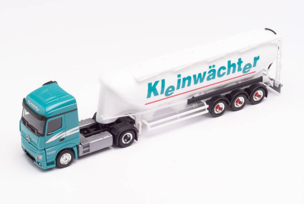 HER312530 - MERCEDES Actros 4x2 avec remorque pulverulent 3 essieux KLEINWACHTER - 1