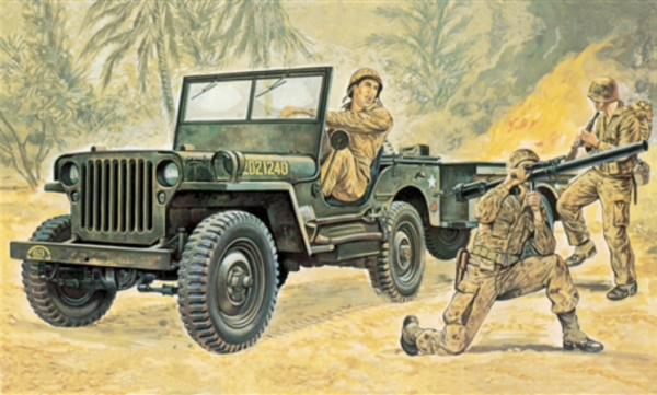 ITA0314 - JEEP Willys à assembler et à peindre - 1