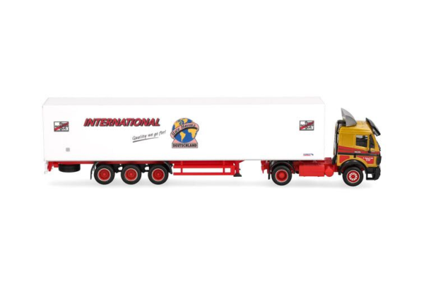 HER320450 - MERCEDES BENZ SK 1988 4x2 avec remorque 3 essieux UWE HARMS INTERNATIONAL - 1