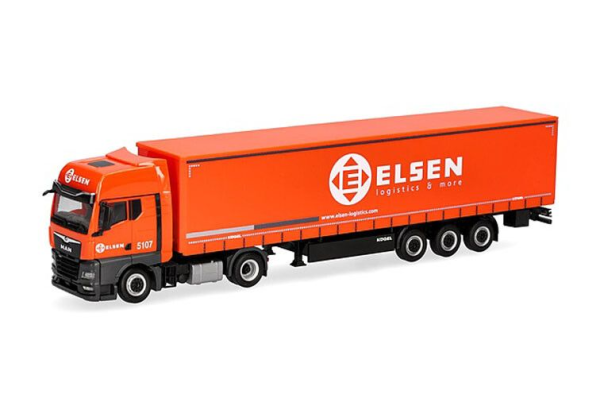 HER321150 - MAN TGX GX 4x2 avec remorque 3 essieux ELSEN - 1