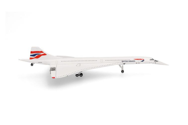 HER539203 - CONCORDE British Airways Union Flag livery nose down G-BOAG - 1