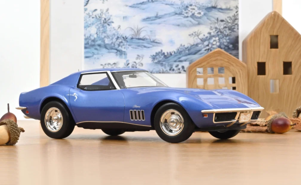 NOREV189034 - CHEVROLET Corvette Coupé 1969 Bleu Le Mans - 1
