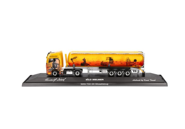 HER122351 - MAN TGX GX 4x2 avec silo du 3 essieux MELMER - RUDOLF DIESEL - 1