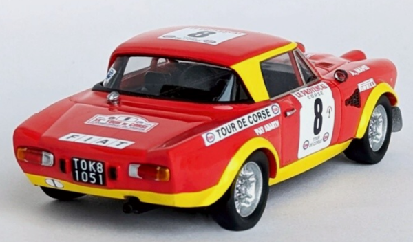 TRODSN284 - FIAT 124 Abarth #8 Rallye Tour de Corse 1974 B.DARNICHE-A.MAHE - 1