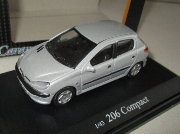 CAR42490 - PEUGEOT 206 argent - 1