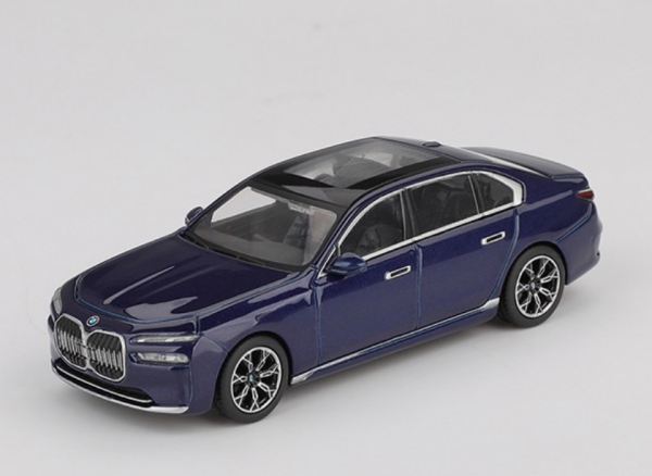 MGT01111-L - BMW I7 XDrive60 Tanzanite bleu métallique 2022 - 1