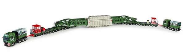 CONSET10020 - MAN Euro 5 TGX XXL avec Pont à poudres latérales SCHEUERLE STB 320 avec EuroCombi L13 et MAN TGX GX - 1