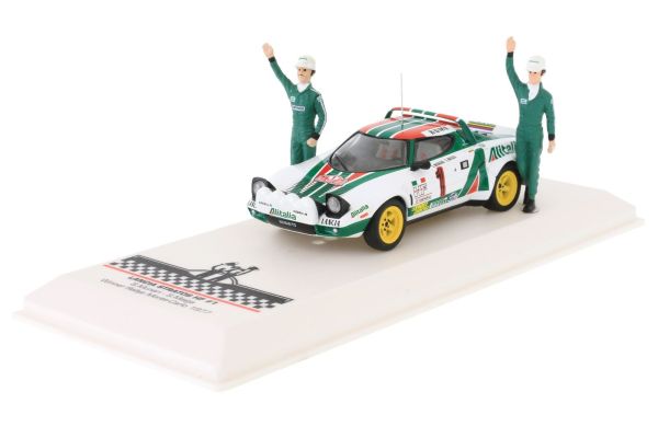 IXOSPRM001-77 - LANCIA Stratos HF #1 Rallye de Monte Carlo 1977 avec figurine S.MUNARI /S.MAIGA - 1