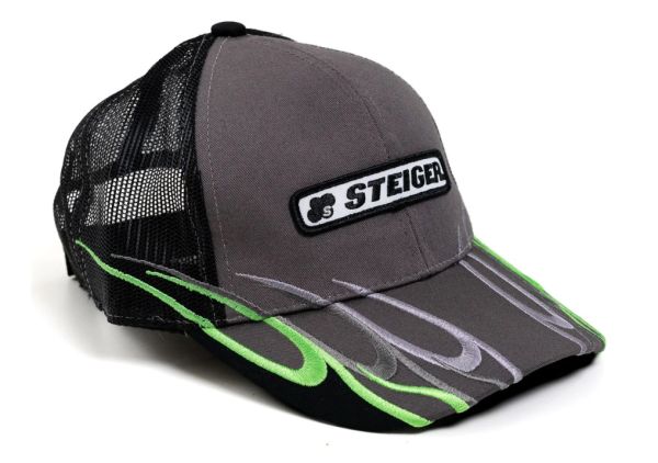 STFL - Casquette STEIGER Gris avec arrière en maille noir - 1