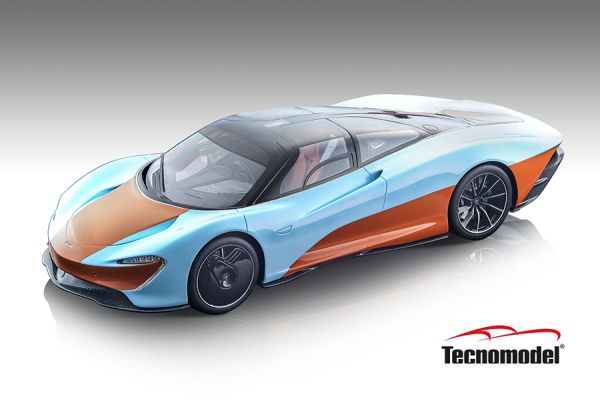 TM18-EX08E - McLAREN Speedtail 2020 Bleu et Orange – Limitée à 24 ex. - 1