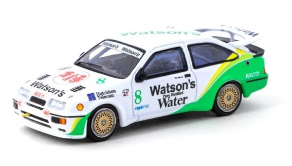 T64-058-89MGP08 - FORD Sierra RS5000 cosworth #8 gagnant GP de Macau T.HARVEY Blanc et vert - 1