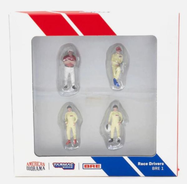 T64F-006-BRE1 - 4 Figurines - Pilotes de course - 1