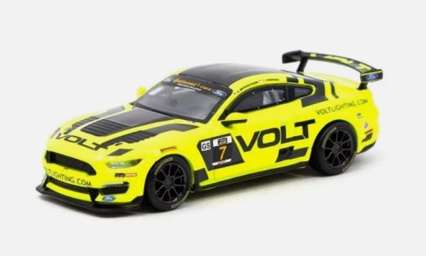 T64G-011-IMSA - FORD Mustang GT4 IMSA Continental 2018 jaune et noire sous blister - 1