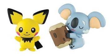 T18445D-02 - Set de 2 Figurines POKEMON - PICHU vs DODOALA - 1