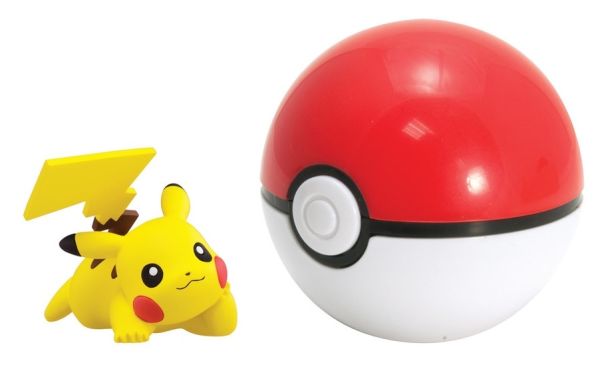 T18532D-01 - Figurine POKEMON - PIKACHU avec POKEBALL - 1