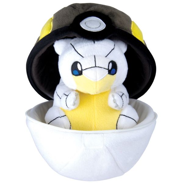 T19363D-04 - Peluche POKEMON - POKE BALL + SABELETTE D'ALOLA - 1