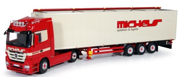 TEK61735 - MERCEDES BENZ ACTROS LH MP3 4x2 avec semi Cargo Floor Michels - 1