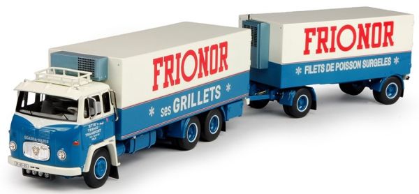TEK62412 - SCANIA LB porteur 6x4 Avec remorque 2 Essieux frigorifique  STIES FRIONOR - 1