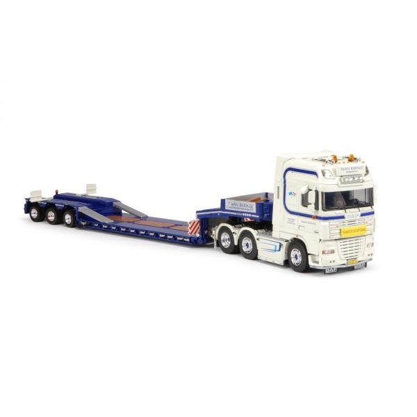 TEK62795 - DAF 105.560 XF SSC 6x2 Avec remorque porte engins GOLDHOFER STZ-VL3 3 essieux TWAN BIERINGS - 1