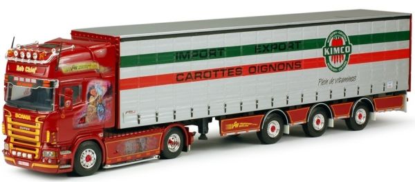 TEK62972 - SCANIA R Topline 4x2 avec semi bachée 3 essieux Tautliner VGW Transport - 1