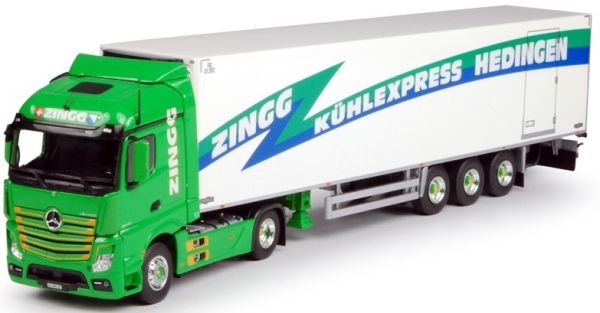 TEK64503 - MERCEDES BENZ Actros Gigaspace 4x2 avec semi frigorifique 3 essieux transport Zingg - 1