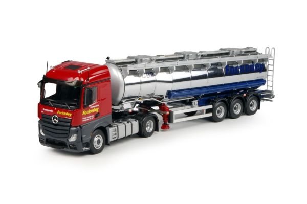 TEK65182 - MERCEDES BENZ Actros Streamspace 4x2 avec citerne 3 essieux chromé FOCKEDEY - 1