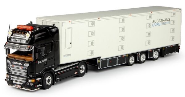 TEK67662 - SCANIA R Streamline 4x2 Avec remorque 3 Essieux frigorifique  col de cygne SUCATRANS - 1
