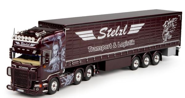 TEK67834 - SCANIA R13 Topline V8 6x4  avec remorque 3 Essieux STELZL - 1