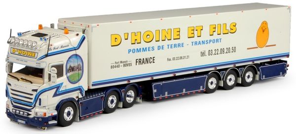 TEK68070 - SCANIA R 730 Topline 6x4 avec remorque frigorifique 3 essieux D'HOINE ET FILS - 1