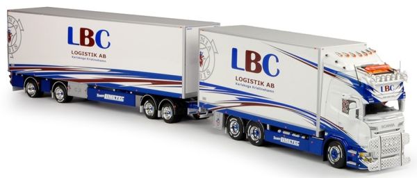 TEK68080 - SCANIA R09 Topline porteur 6x4 Avec remorque 4 Essieux 