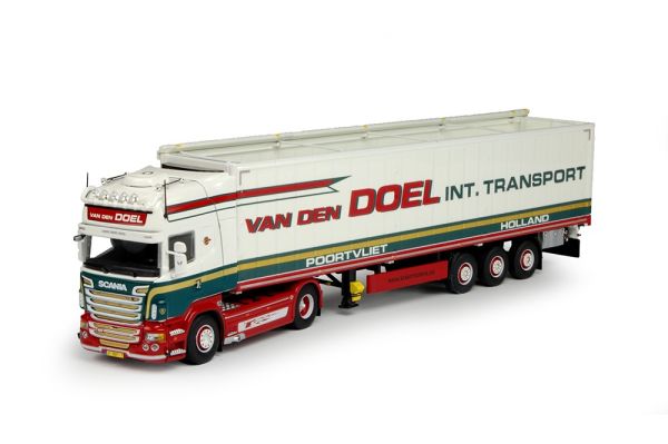 TEK68376 - SCANIA R09 Topline 4x2 avec semi Cago floor 3 Essieux 