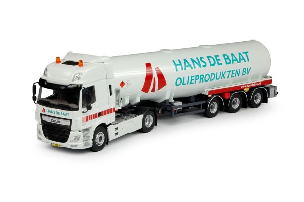 TEK68721 - DAF CF Space Cab 4x2 avec semi citerne 3 Essieux HANS DE BAAT - 1
