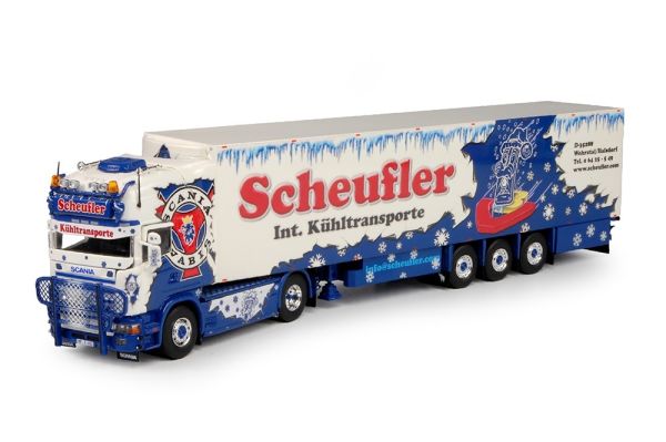 TEK68764 - SCANIA 164 Topline 4x2 avec semi frigorifique 3 essieux SCHEUFLER - 1