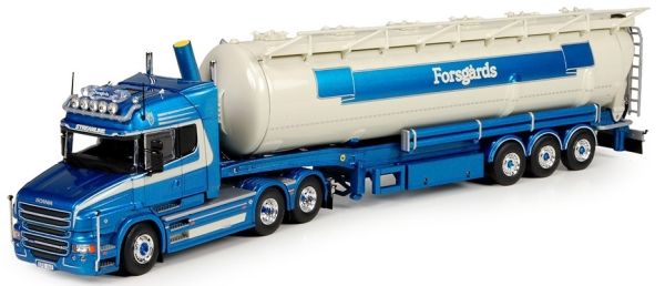 TEK69338 - SCANIA T6 Torpedo Highline 6x4 avec semi silo 3 essieux Forsgards - 1