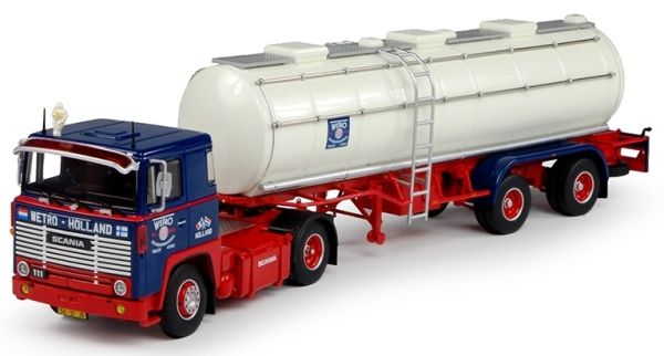 TEK69339 - SCANIA 111 4x2  et remorque citerne transports WETRO - 1