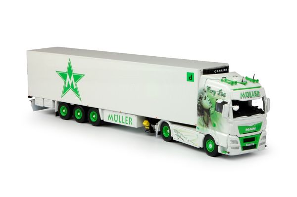 TEK69388 - MAN TGX Euro 6 XXL 4x2 avec semi frigo 3 essieux MULLER - 1