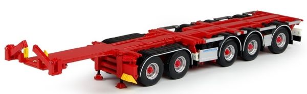 TEK69427 - Remorque combi 5 essieux rouge - 1