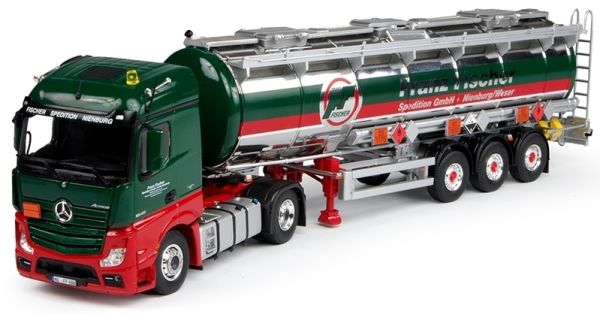 TEK69586 - MERCEDES BENZ Actros Streamspace 4x2 et remorque citerne 3 essieux FRANZ FISCHER - 1