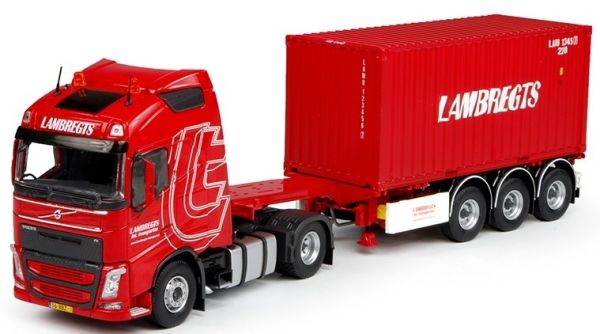 TEK69589 - VOLVO FH04 Globetrotter 4x2 avec semi porte container et container 20 pieds LAMBREGTS - 1