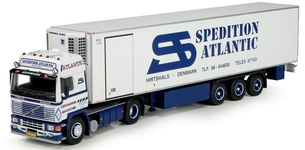 TEK70141 - VOLVO F12 Globetrotter 4x2 avec semi frigo 3 essieux Spedition Atlantic - 1