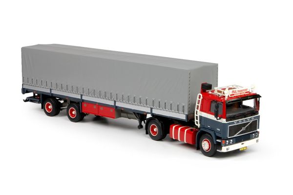TEK70213 - VOLVO F10 4x2 Mul Transport avec semi bachée 2 essieux - 1